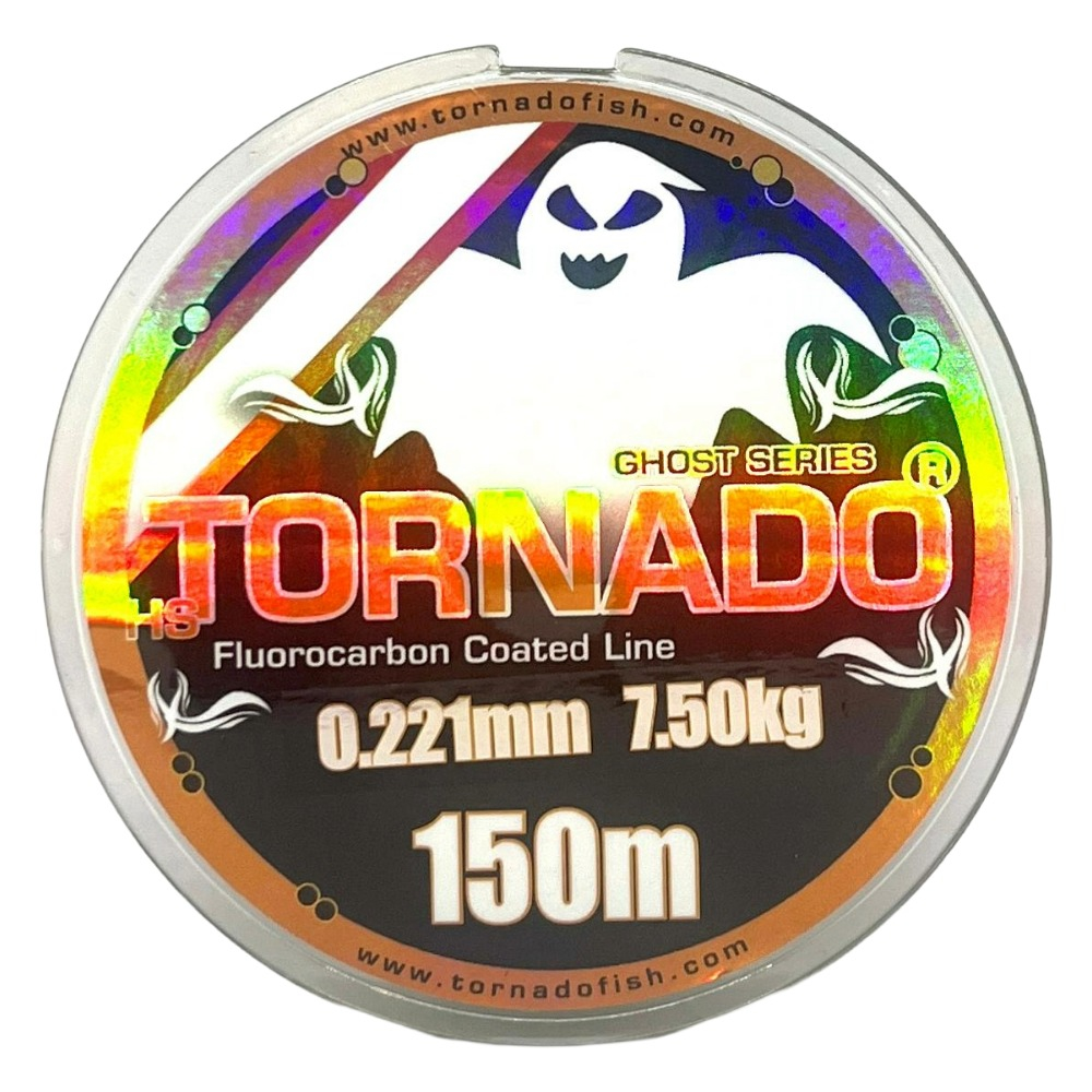 Tornado Ghost Misina 150m 0.225mm 150 m Yeşil Fluorocarbon Coated