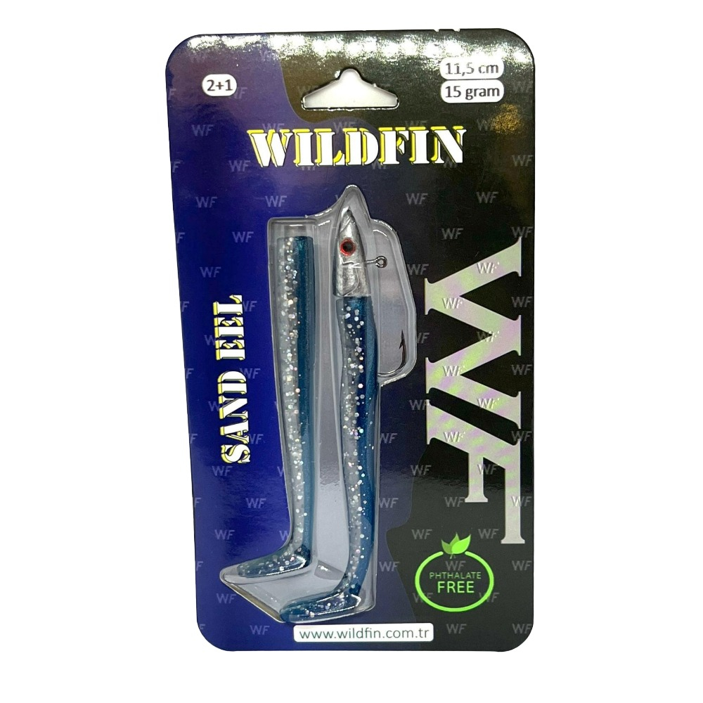 Wildfin Wildfin 11,5 Cm 15 Gr. Silikon Yem Blue Sardine
