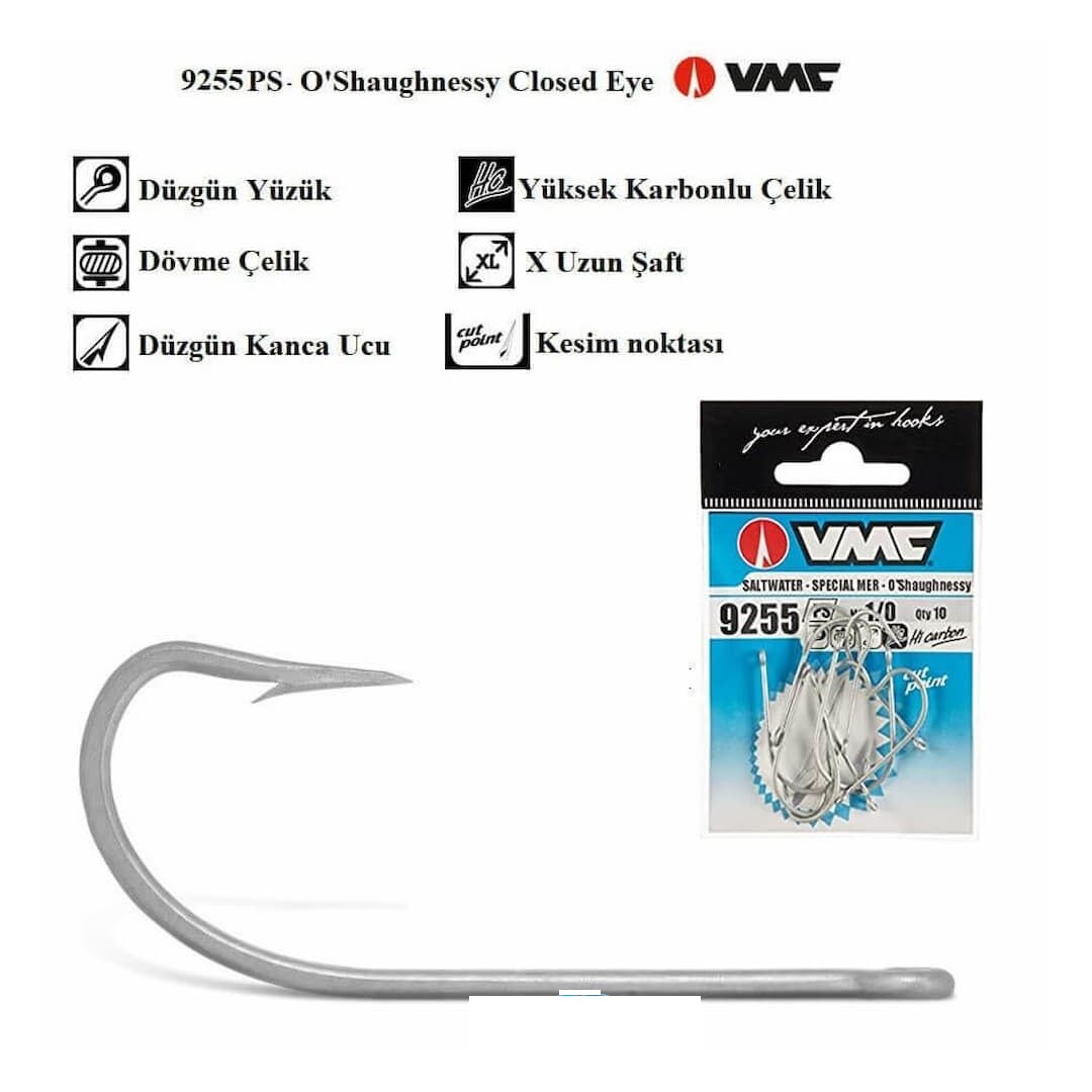 VMC 9255PS Ragot Silikon Olta İğnesi 4 / 0 ( 5 Adet)