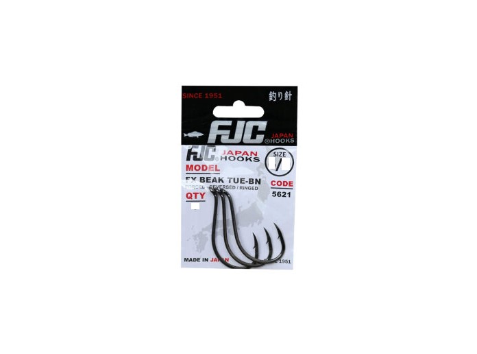 FJC Hooks 5621 FX Beak Tue 6/0 Black Nickel İğne