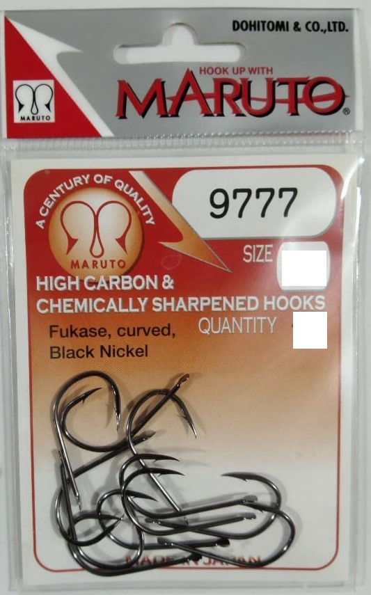 Maruto 9777 Black Nikel Fukase Olta İğnesi No 17