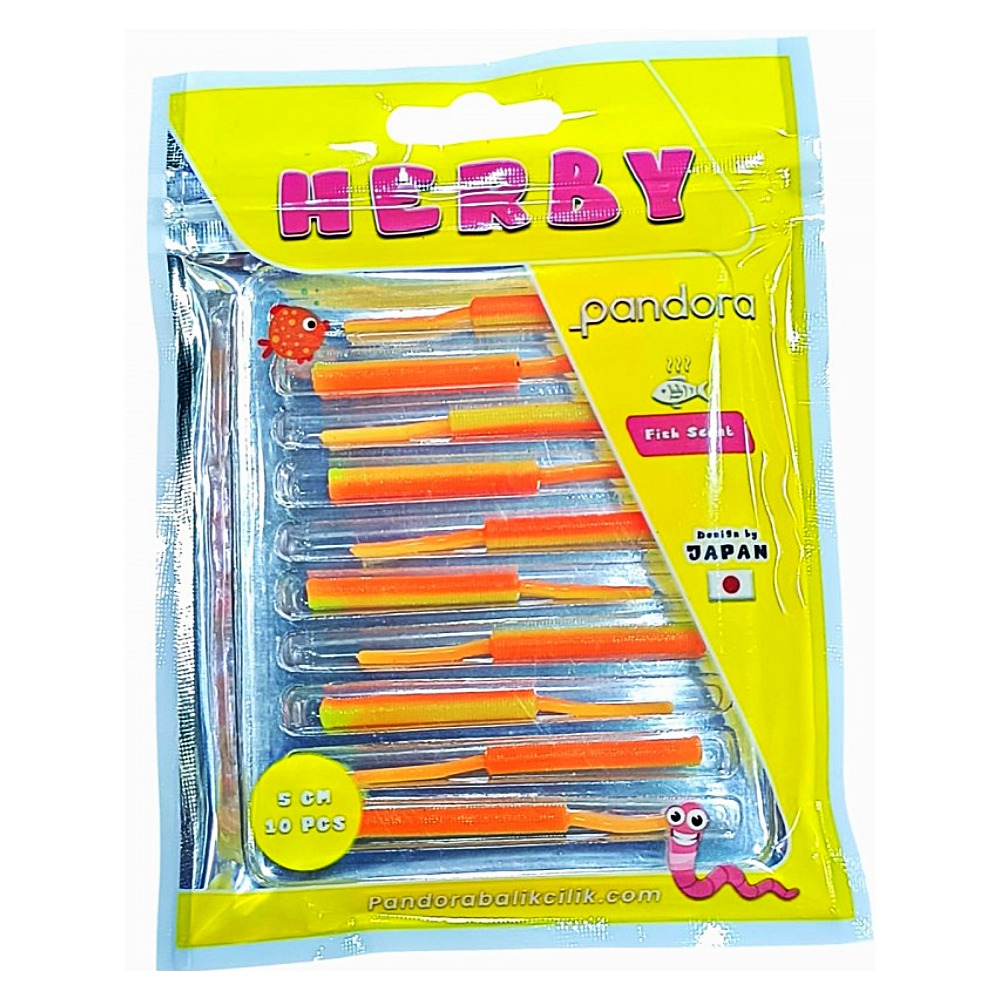 PANDORA BALIKÇILIK Herby 5 cm Kokulu Lrf Silikon Yem Lemon & Orange