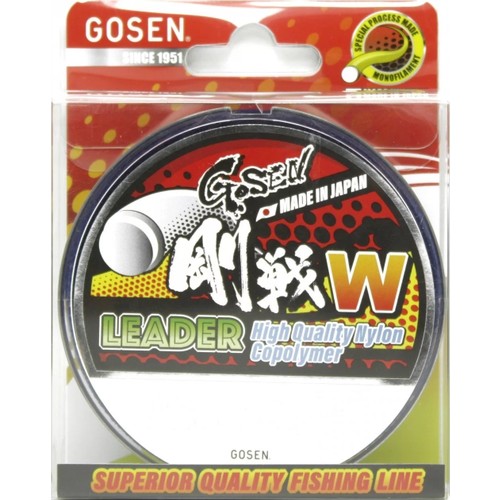 Gosen W Leader Misina 50mt Beyaz 0.43MM