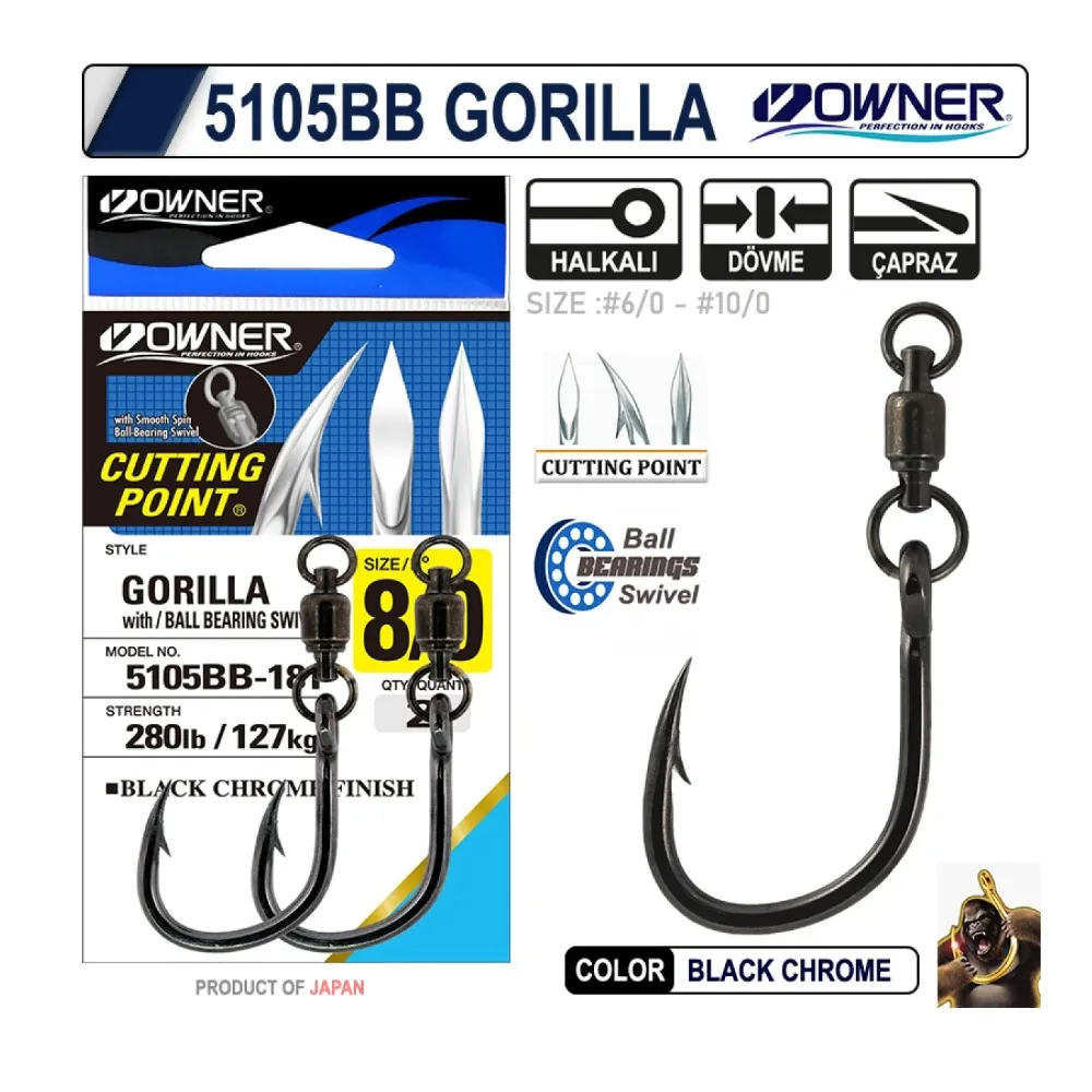 Owner Owner 5105 BB Gorilla With Ball Bearing Swivel No : 9/0