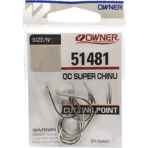 Owner 51481 Cut Super Chinu Black Chrome Olta İğnesi No : 3/0