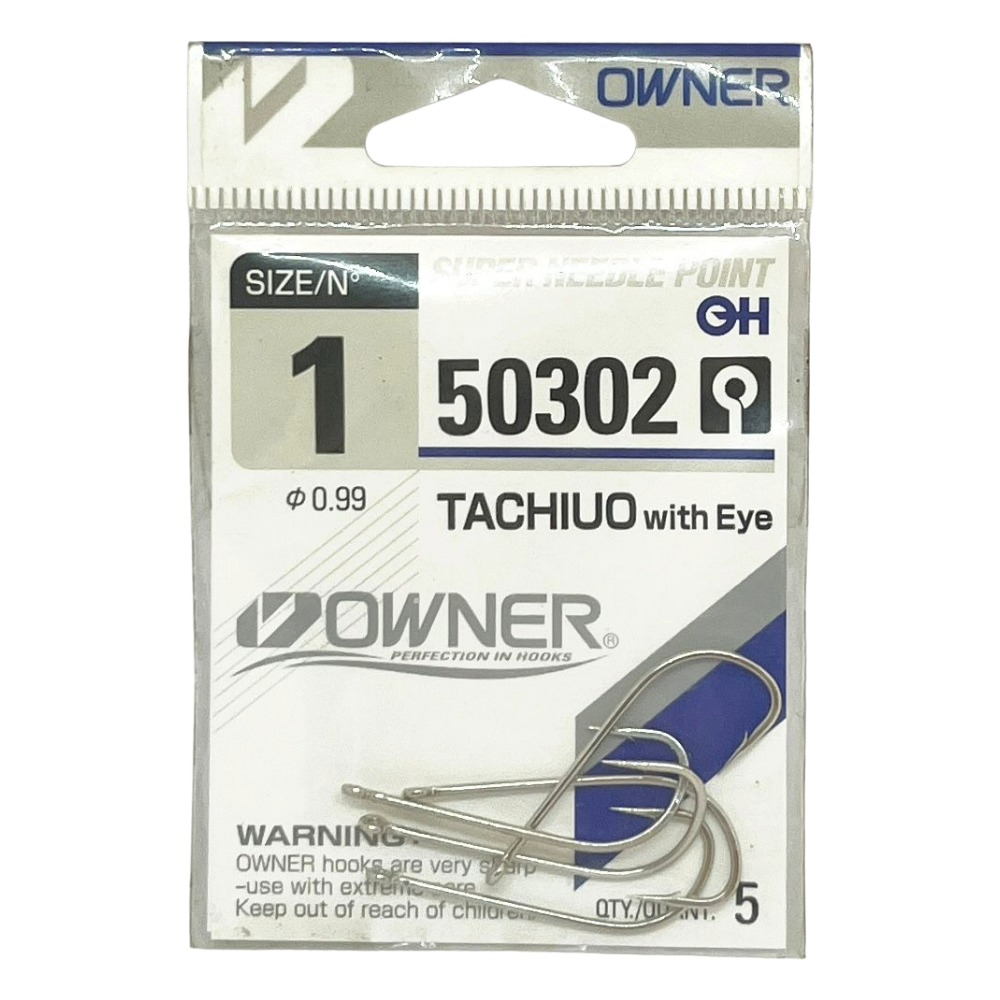Owner 50302 Tachiuo W/ Eye Nickel Olta İğnesi No 1