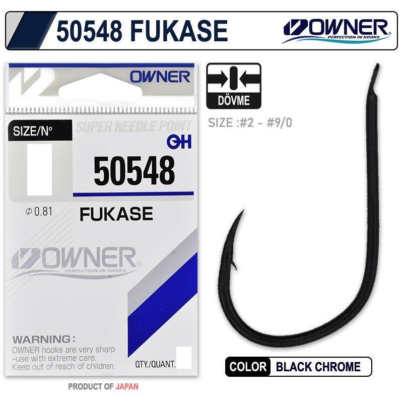 Owner 50548 Fukase Black İğne No : 8/0