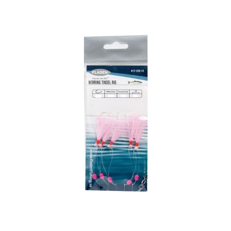 Fladen Fladen Sabiki Herring Tinsel No 4 Pembe Hazır Takım