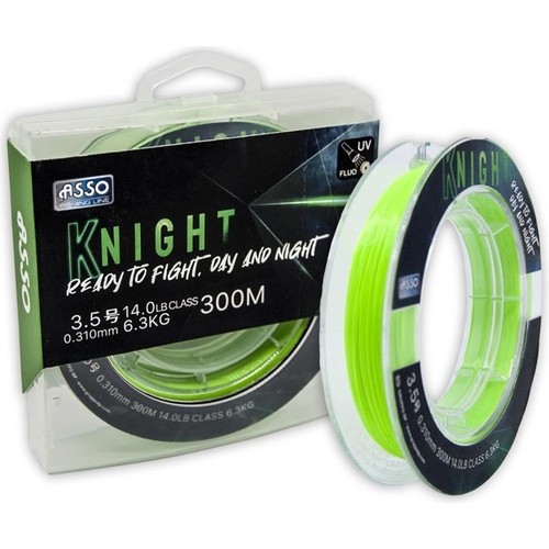 Asso Knight Surf FC COATED Line 300mt UV Fluo 0.310mm