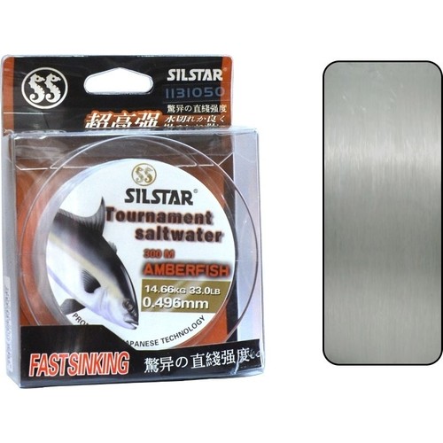 Silstar Silstar 1131 Salt Water Amberfish 300mt Monofilament Misina Su Gri 0,309mm
