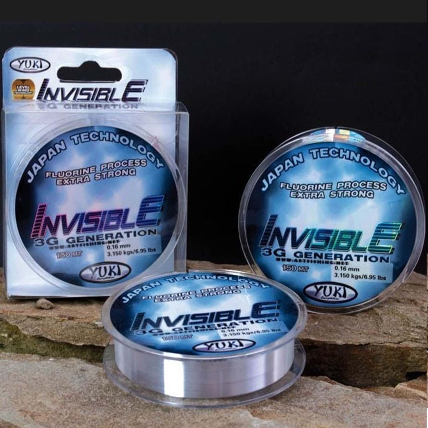 Yuki INVISIBLE Monofilament Misina 0.405 mm - 300 mt