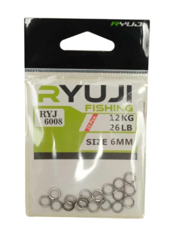 Ryuji Ryuji RYJ 6008 Split Halka 6mm (20 Adet)