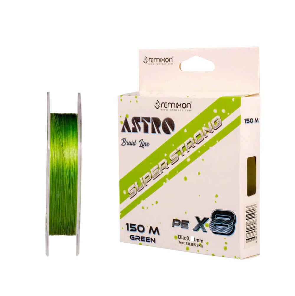 Remixon Astro 8x 150 Mt Yeşil İp Misina 0.22 mm