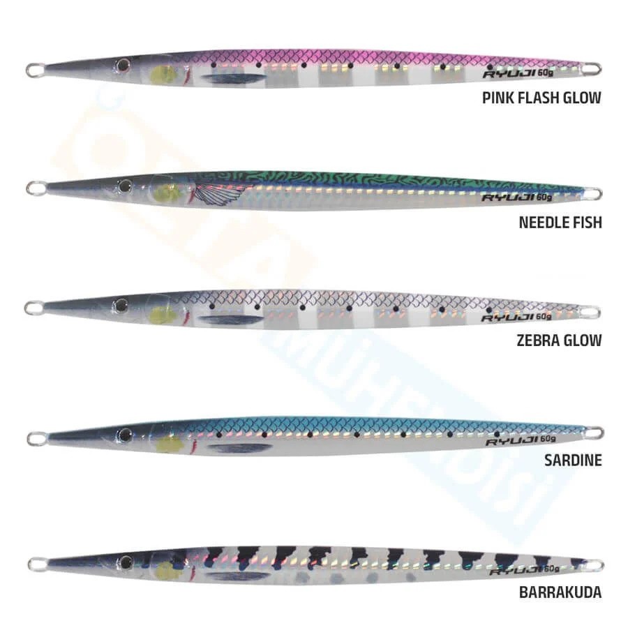 Ryuji Ryuji Garfish 15 Cm 45 Gr Jig Yem ZEBRA GLOW