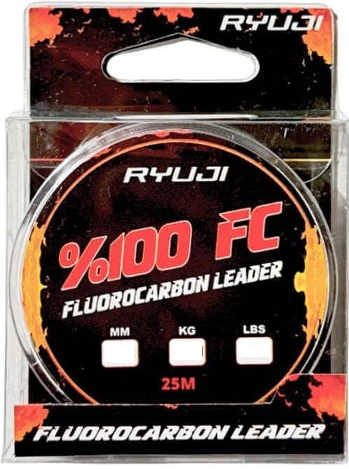 Ryuji %100 Fluorocarbon 25 Mt Lider Misina 0,41 Mm