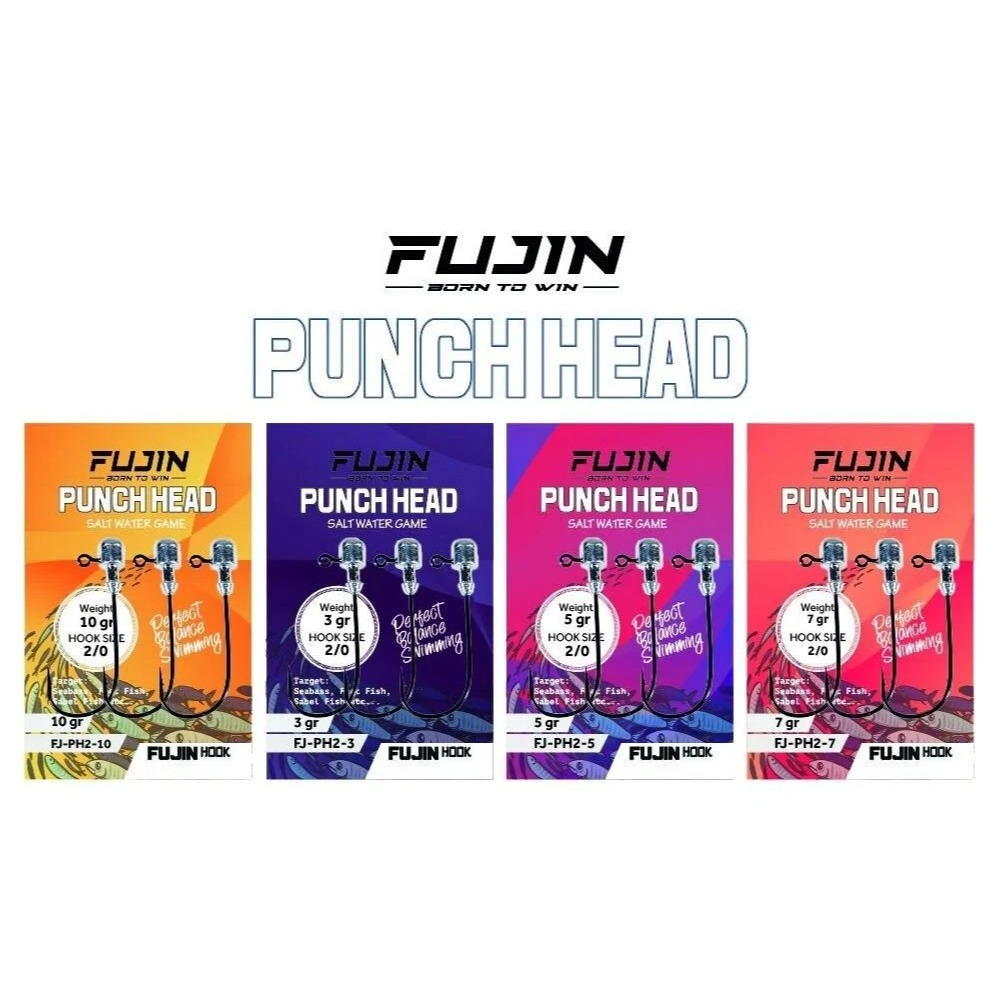 Fujin Fujin Punch Head Jighead No 2/0 2gr
