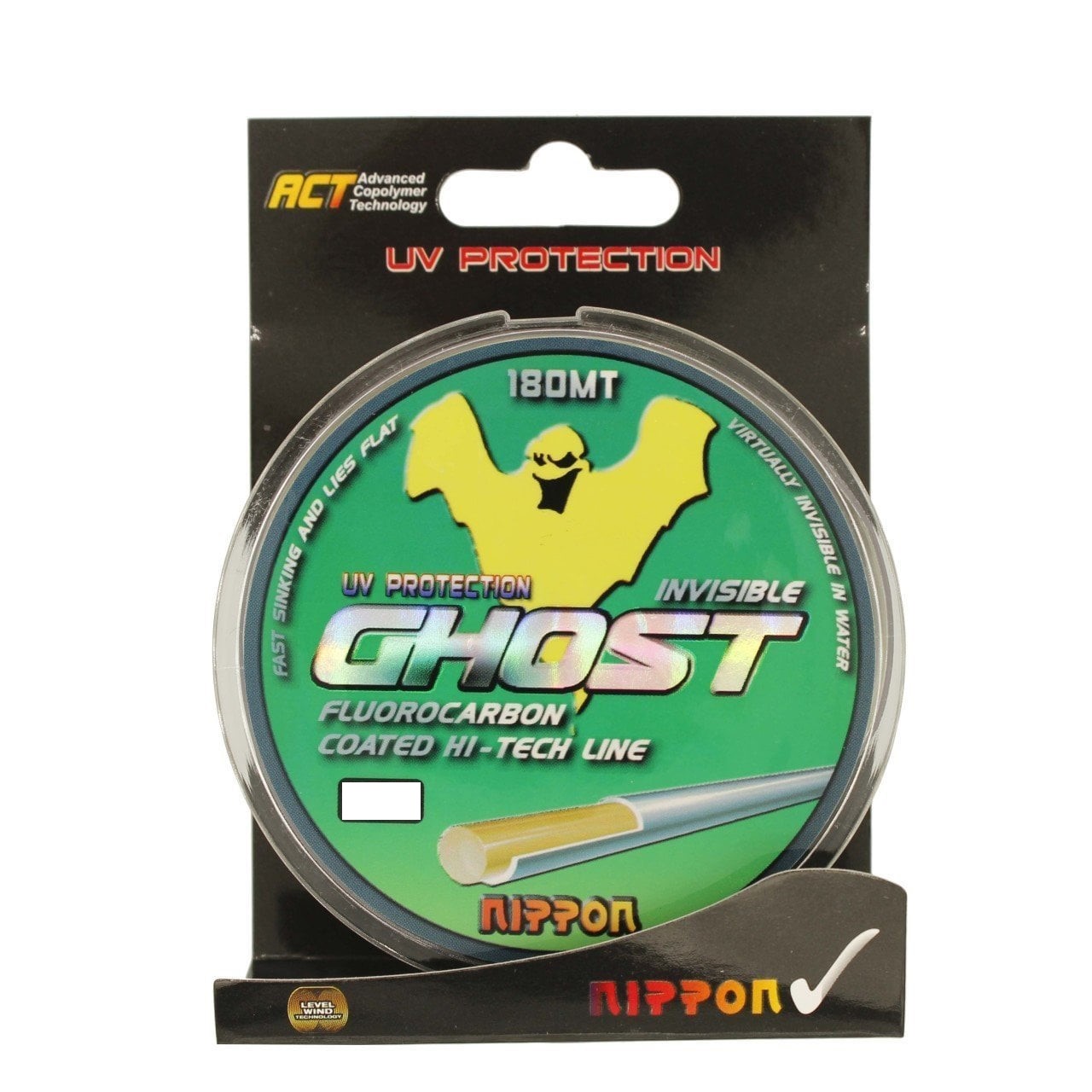 Nippon Ghost 180 mt Fluoro Carbon Misina 0,24 MM