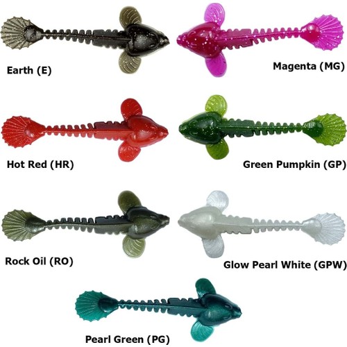 SpiinX Soft Baits Kokulu Lrf Silikon 7 Cm Color : Earth
