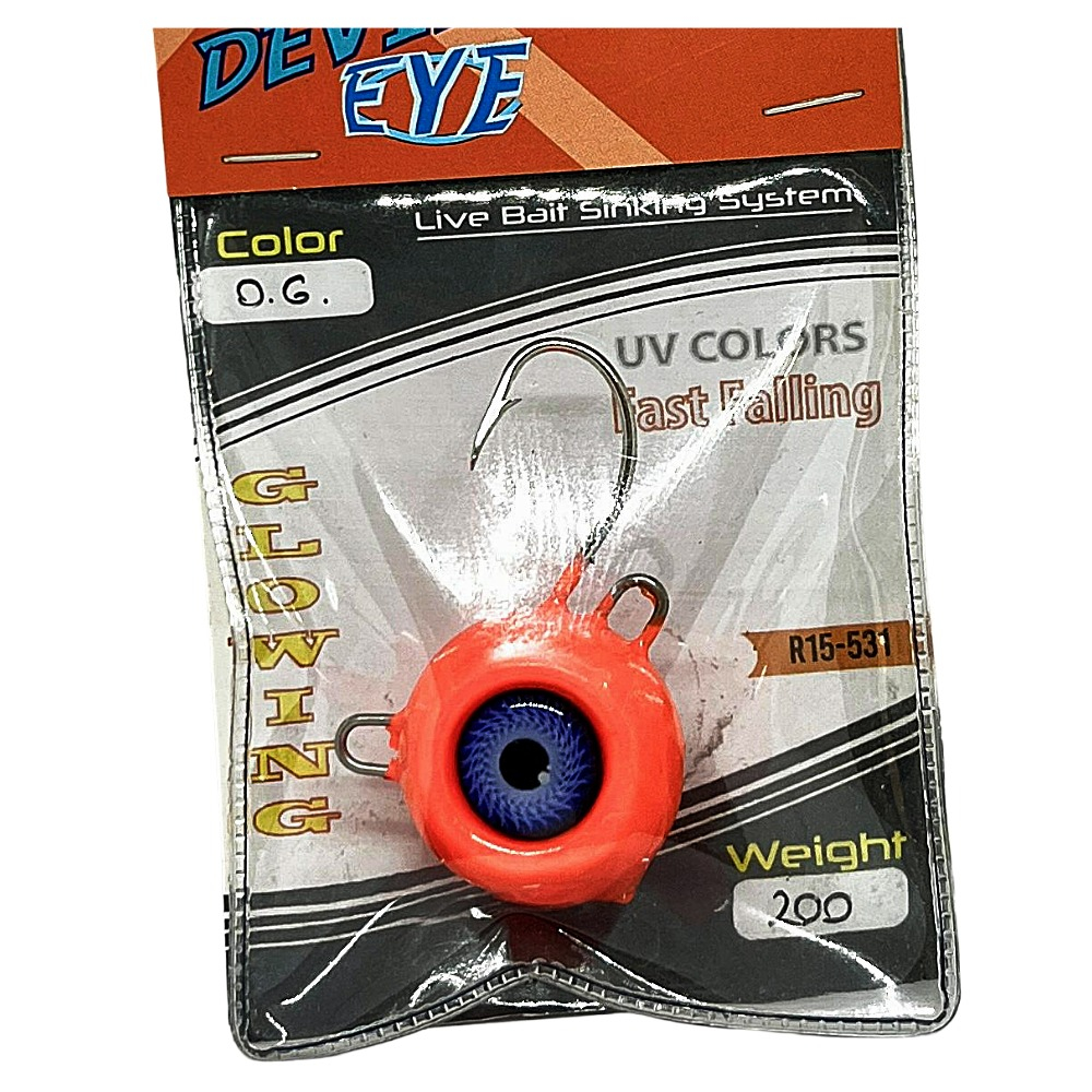 RİVER Devil Eye Angel Eye Live Bait System 200 Gr Renk Og İğneli