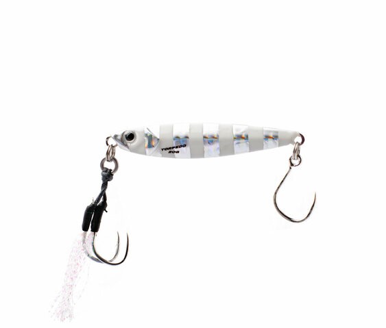 Seagame Torpedo Coast 20Gr Jig Yem 001 Zebra Glow