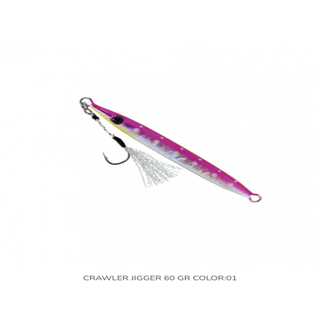 Captain Captain 3632 Crawler Jigger 60gr Light Jig Suni Yem No : 01