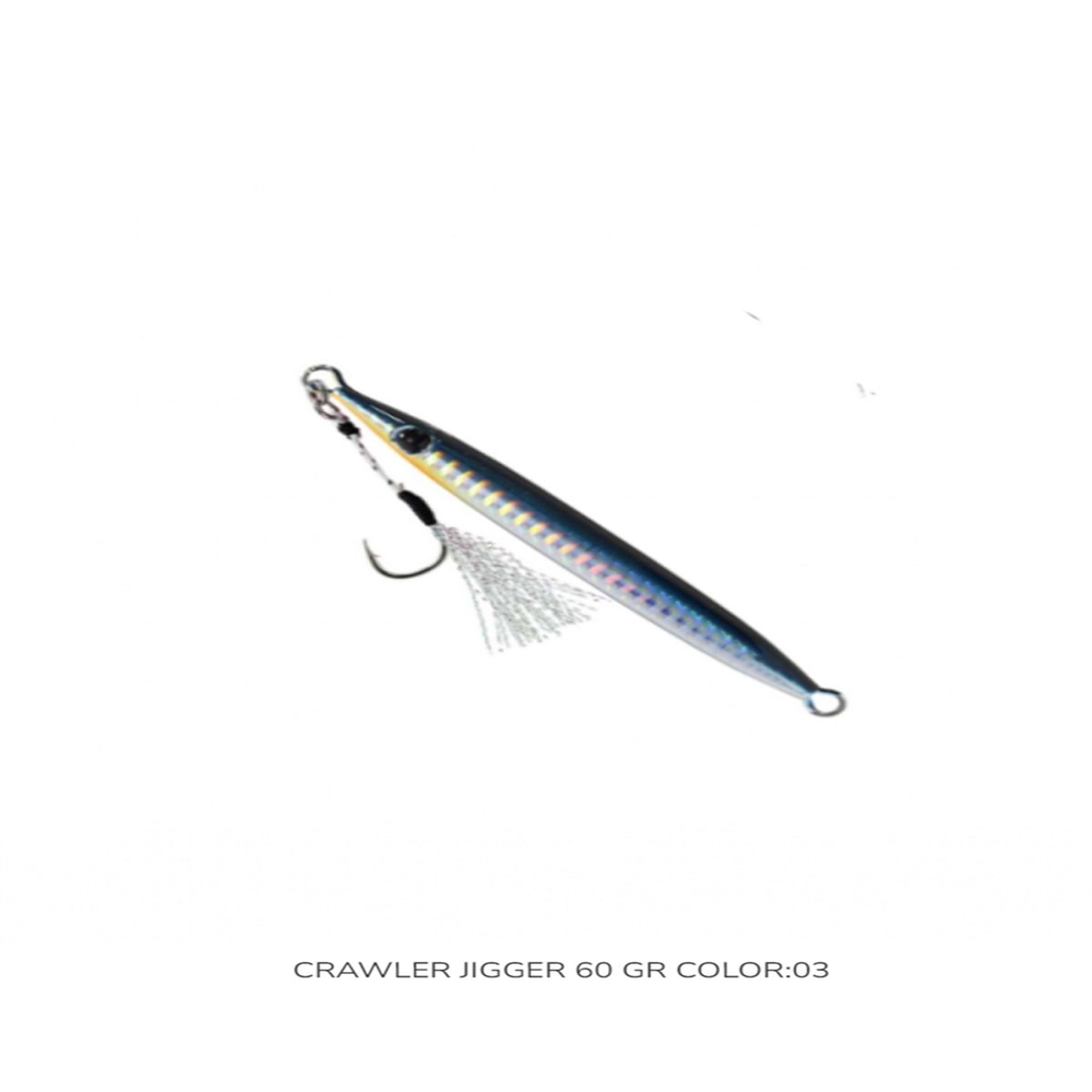 Captain Captain 3632 Crawler Jigger 60gr Light Jig Suni Yem No : 03