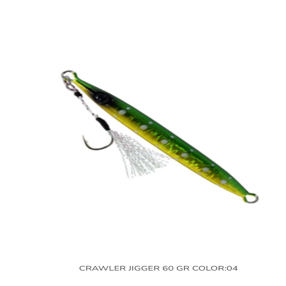 Captain Captain 3632 Crawler Jigger 60gr Light Jig Suni Yem No : 04
