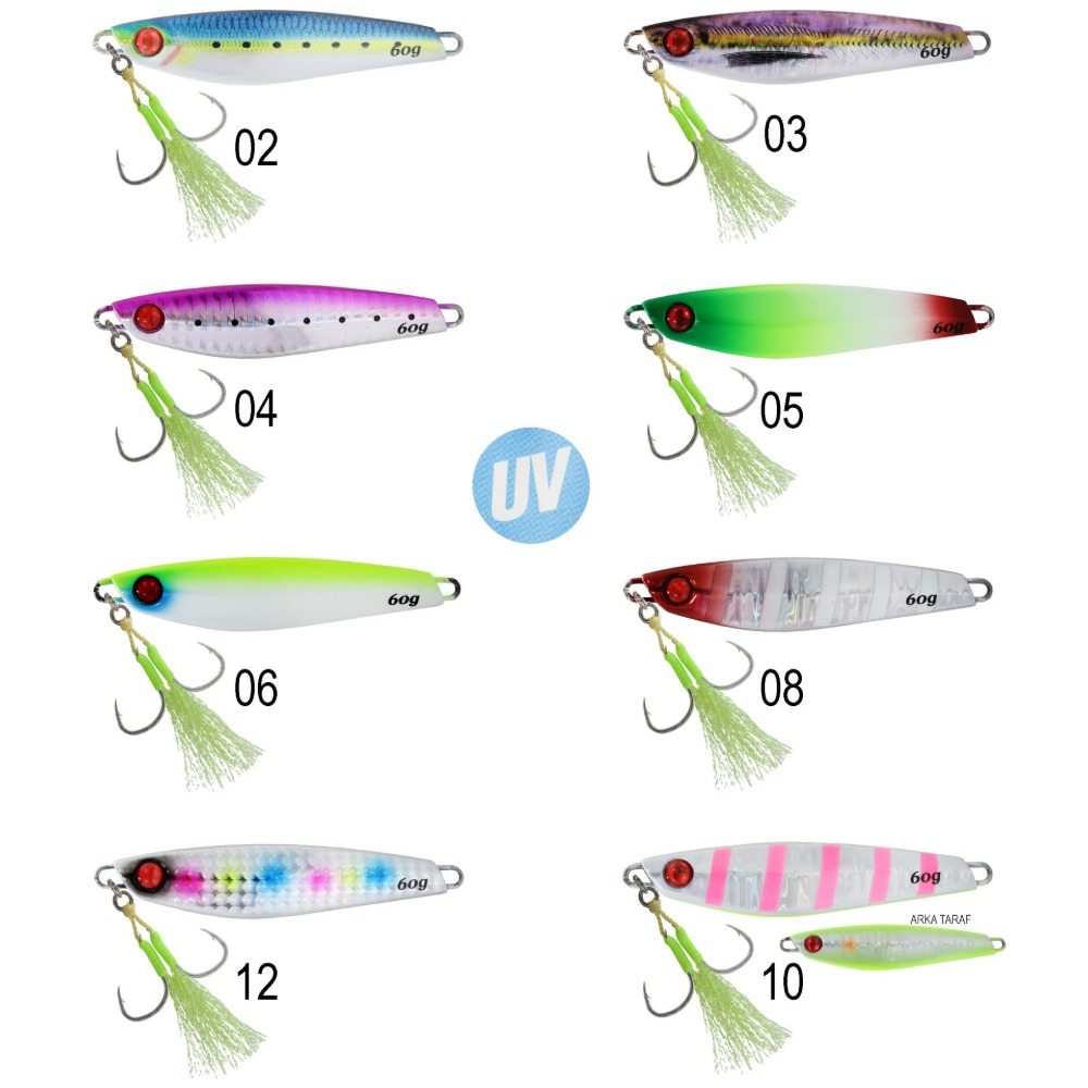 Captain Captain 3634 Emotion Jigger 60gr Light Jig Suni Yem No:2