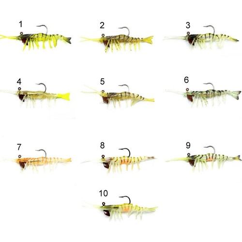 Captain 3049 Magic Shrimp 3D Silikon Karides 76mm 5.5gr Renk C03