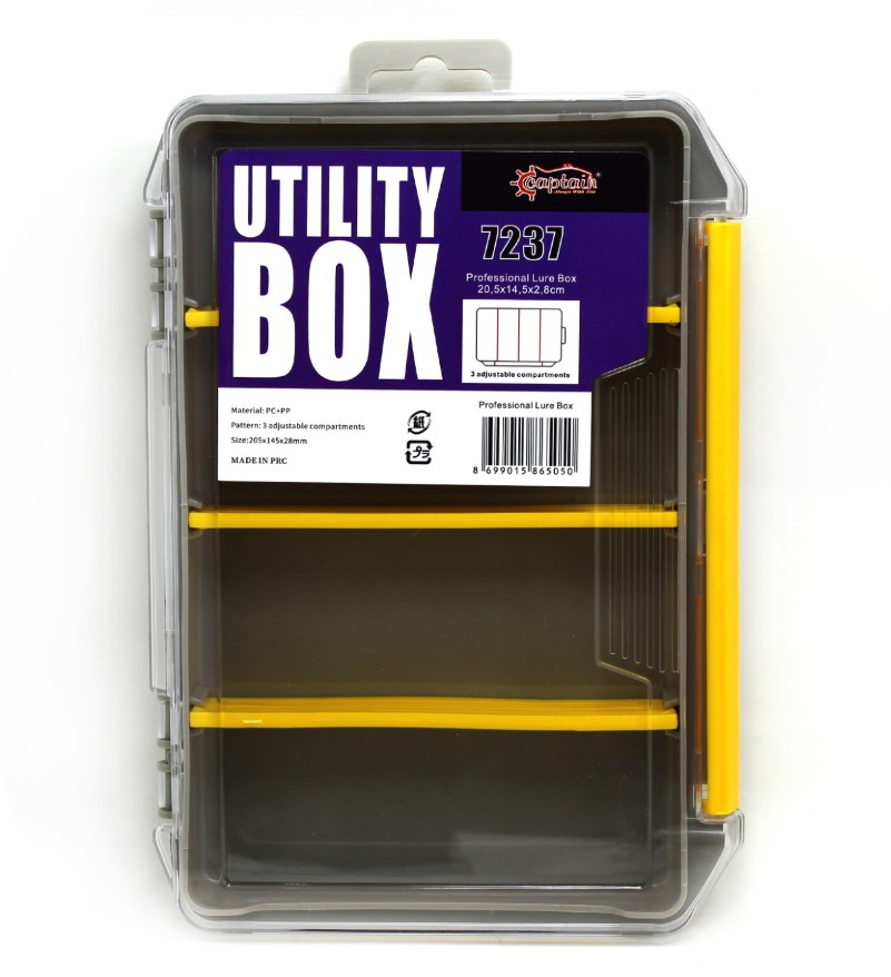 Captain Captain 7237 Profesyonel Maket Balık ve Jig Kutusu 20x14x3cm