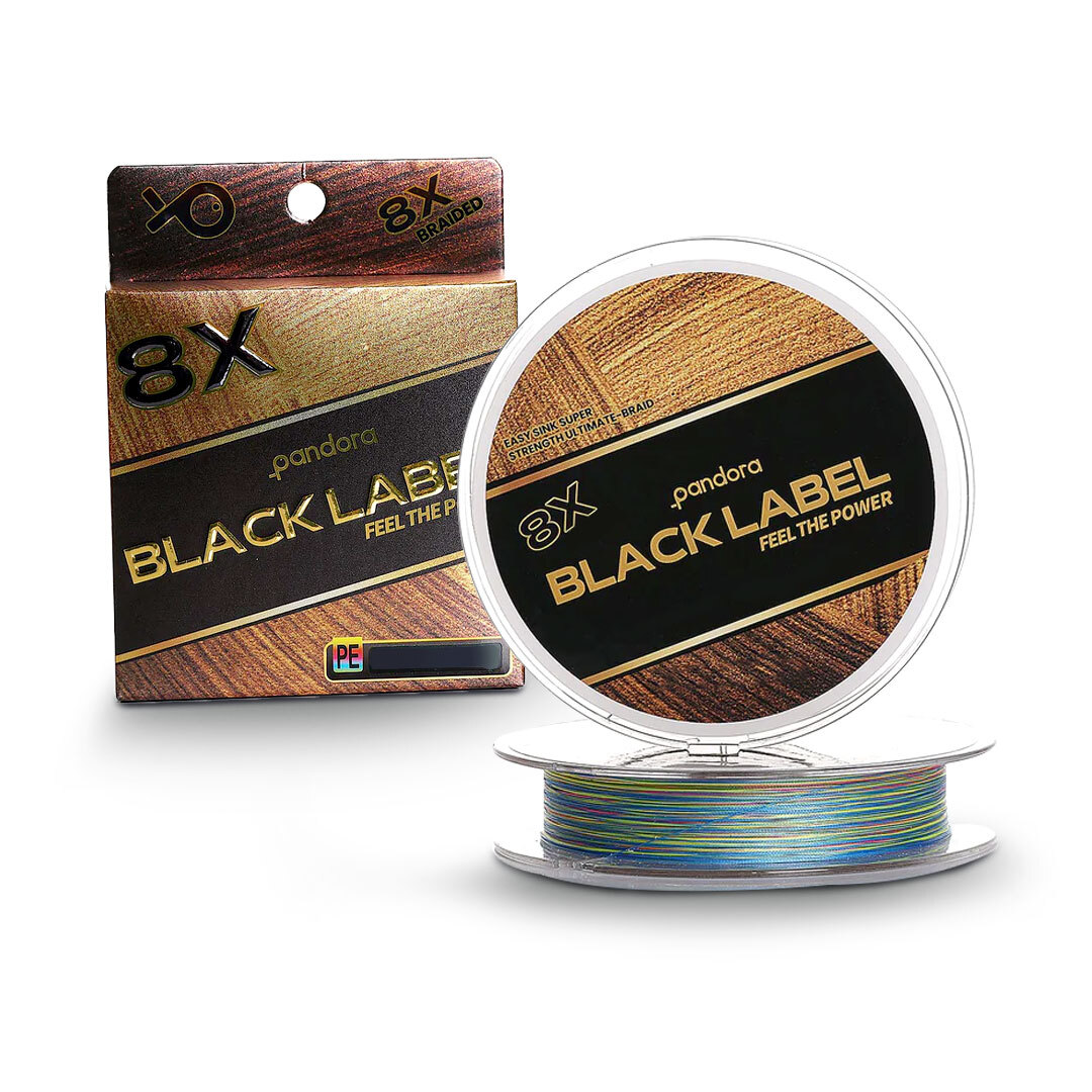 PANDORA BALIKÇILIK Black Label 8X Örgü İp Misina 0.14 Mm 300 Mt Multicolor